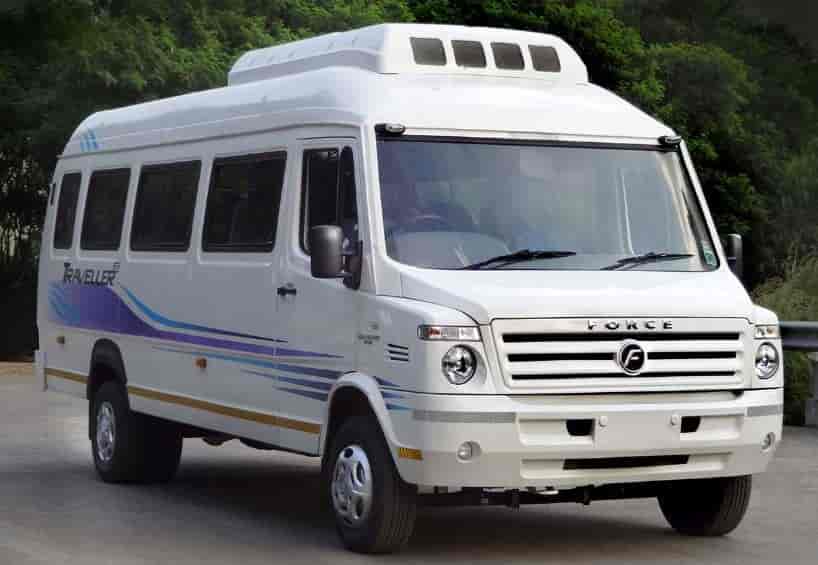 12 Seater Tempo Traveller on Rent for Family Trips and Airport Transfers